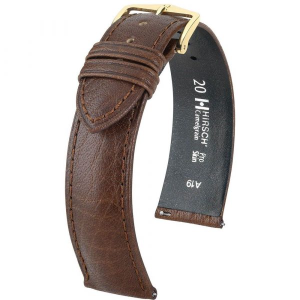 Hirsch Camelgrain L watch strap 01009015-1-20