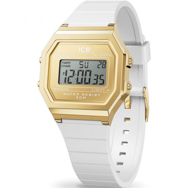 Ice Watch Digit Retro White Gold women's watch 022049