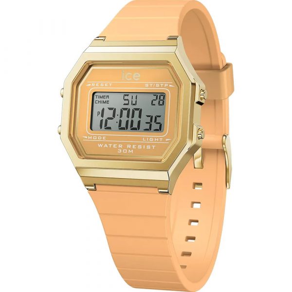 Ice Watch Digit Retro Peach Skin women's watch 32mm 022057