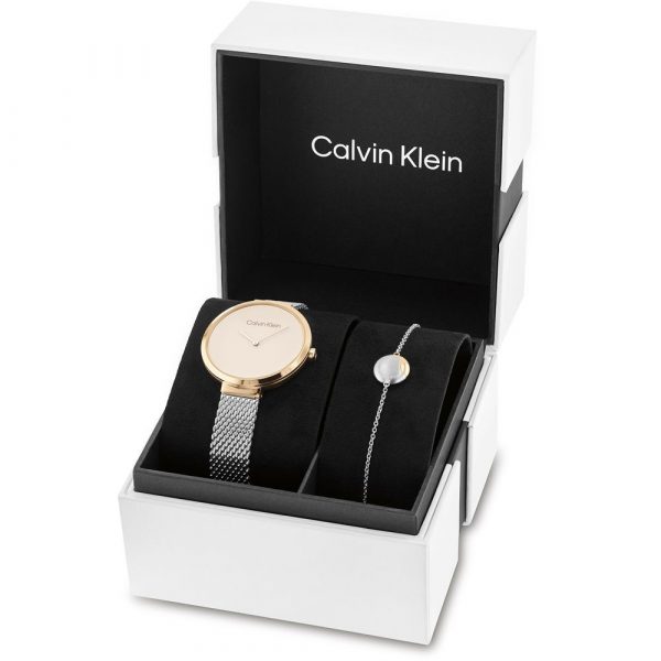 Calvin Klein Minimalistic women's watch set CK35700005