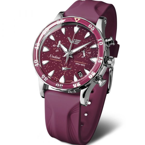 Vostok Europe Undiné Cranberry women's watch set VK67-515A774