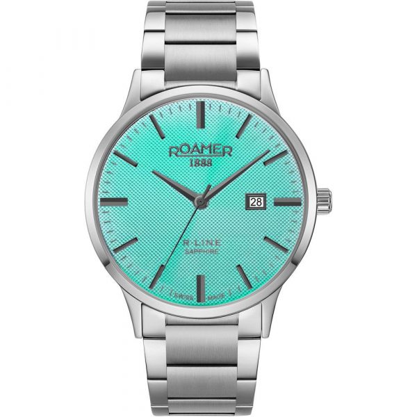 Roamer R-Line Tiffany Blue Classic men's watch 718833 41 05 20