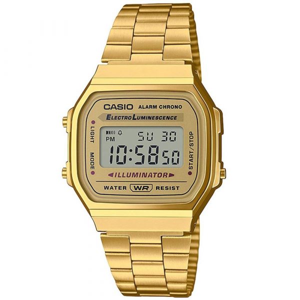 Casio Retro unisex watch A168WG-9EF