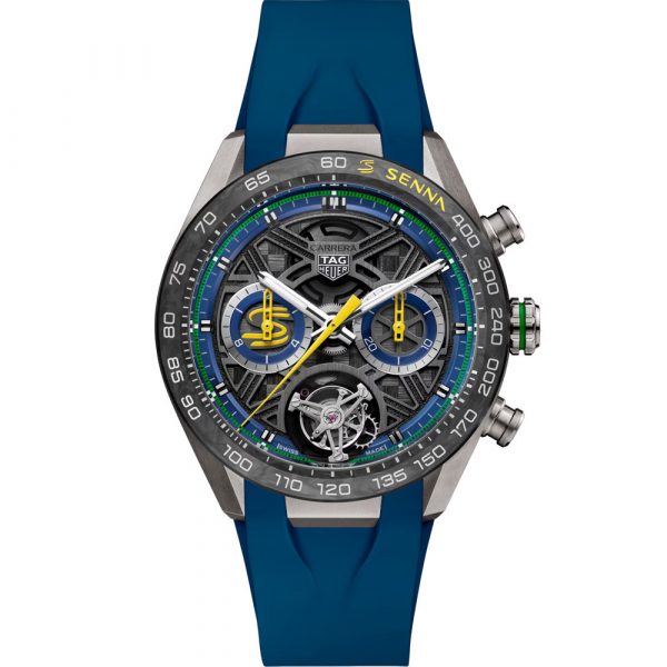 TAG Heuer Carrera Extreme Sport Chronograph Tourbillon X Senna Limited Edition men's watch CBU5081.FT6274