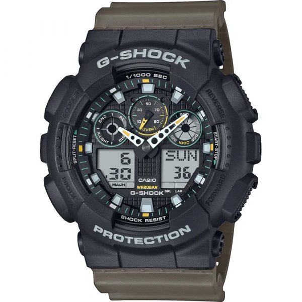 Casio G-Shock Two Tone Utility Colours men's watch GA-100TU-1A3ER