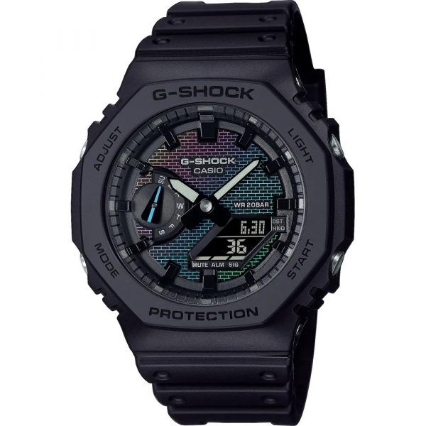 Casio G-Shock Rainbow Brick Wall men's watch GA-2100RW-1AER