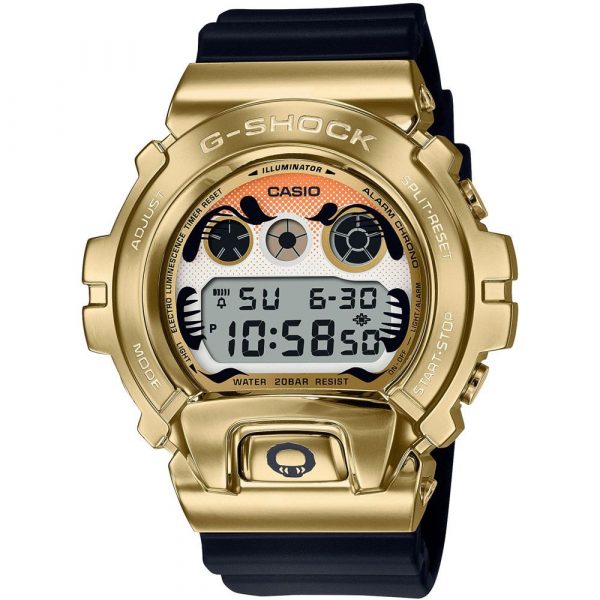 Casio G-Shock Gold Daruma BlackEyePatch Limited Edition men's watch GM-6900GDA-9ER