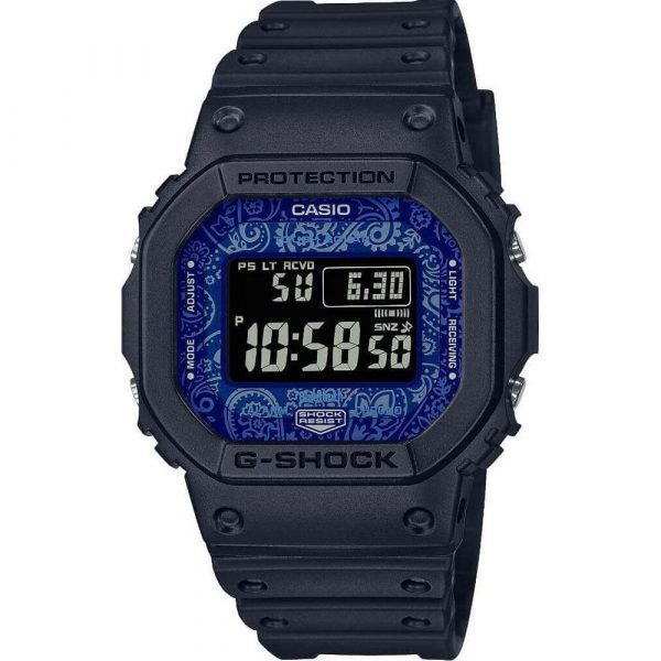 Casio G-Shock Blue Paisley Special Edition men's watch GW-B5600BP-1ER