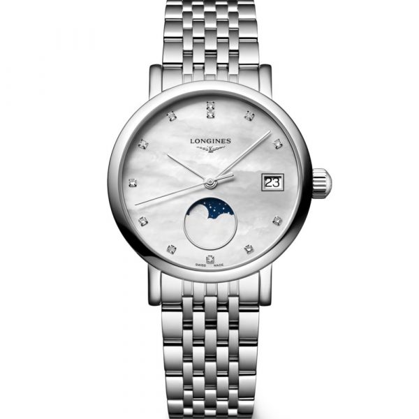 Longines Elegante Collection Moonphase women's watch L4.330.4.87.6