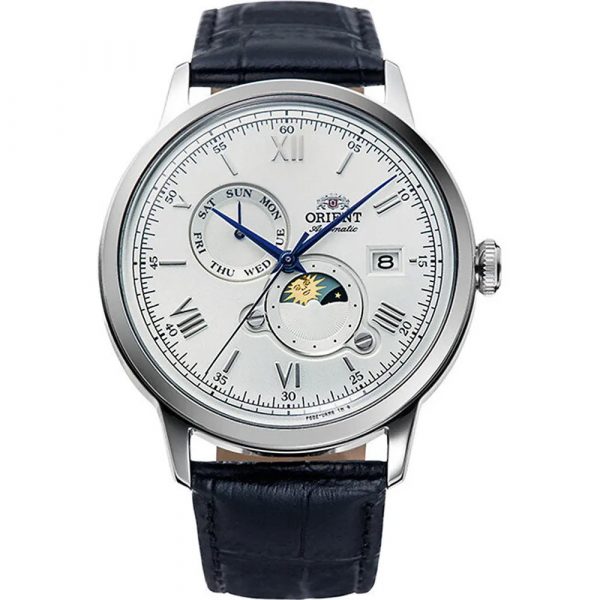 Orient Bambino Sun & Moon men's watch RA-AK0802S30B