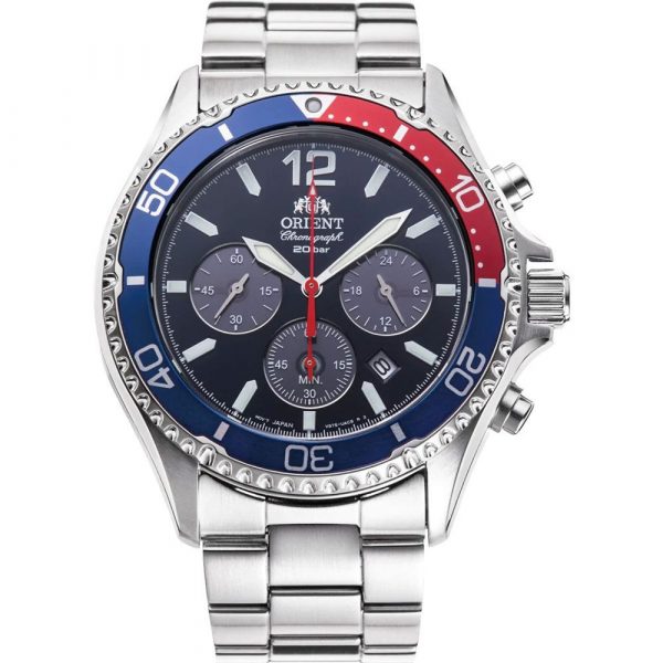 Orient Mako Solar Chronograph men's watch RA-TX0201L10B