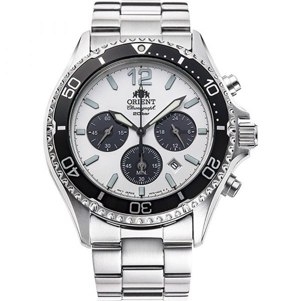 Orient Mako Solar Chronograph men's watch RA-TX0203S10B