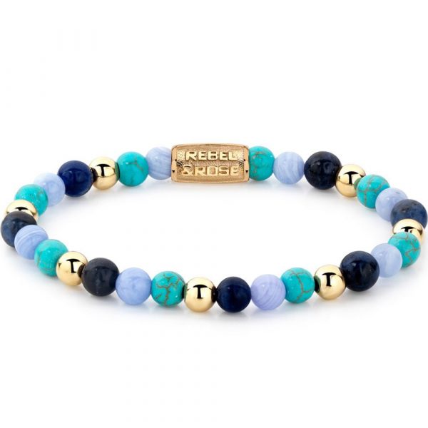 Rebel & Rose Winter Blues female bracelet S RR-60043-G-S