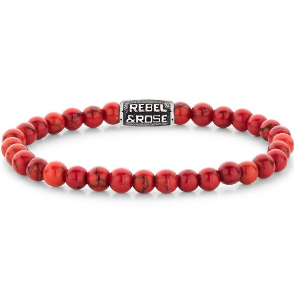 Rebel & Rose Red Delight Vintage man bracelet M RR-60118-V-M