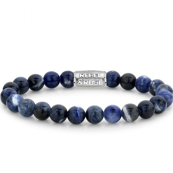 Rebel & Rose Midnight Blue man bracelet L RR-80010-S-L