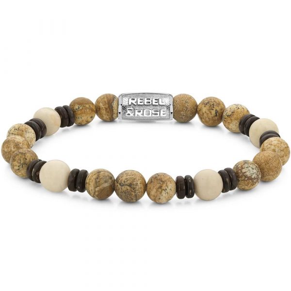 Rebel & Rose Variations Woodstock man bracelet M RR-80092-S-M