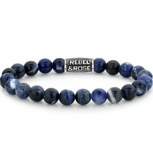 Rebel & Rose Midnight Blue Vintage man bracelet M RR-80096-V-M