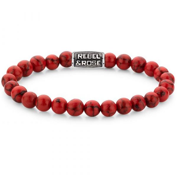 Rebel & Rose Red Delight Vintage man bracelet M RR-80099-V-M