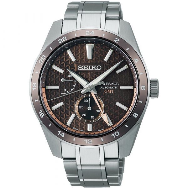 Seiko Presage Sharp Edged GMT men's watch SPB225J1