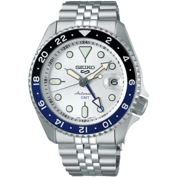 Seiko 5 Sports SKX GMT Sky Blue men's watch SSK033K1