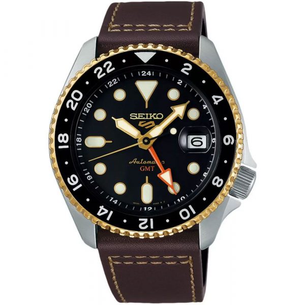 Seiko 5 Sports SKX GMT Mocha men's watch SSK036K1