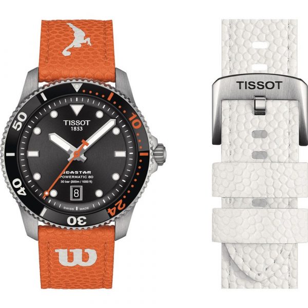 Tissot T-Sport Seastar 1000 Wilson’s WNBA Special Edition unisex watch set T120.807.17.051.00